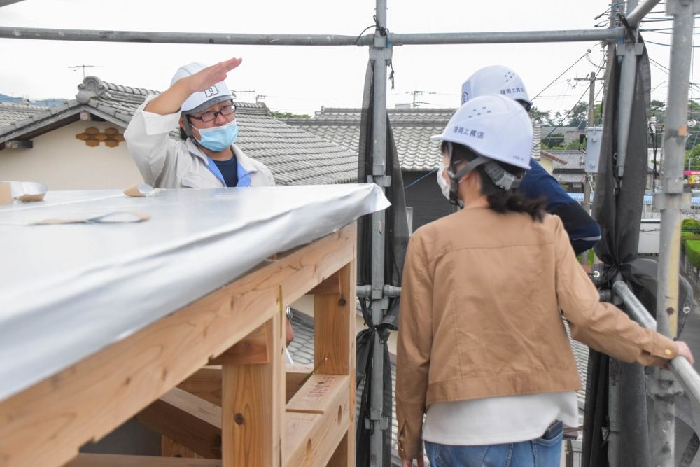 福岡県糸島市二丈深江01　注文住宅建築現場リポート④　～上棟式～