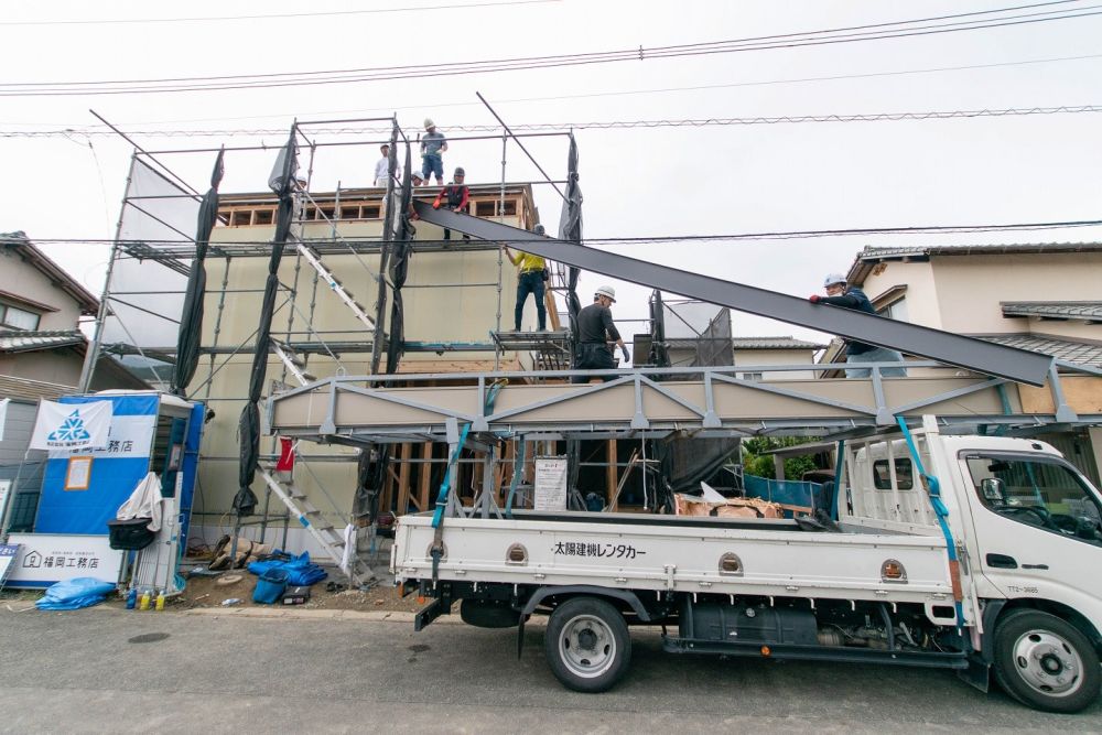 福岡県糸島市二丈深江01　注文住宅建築現場リポート④　～上棟式～