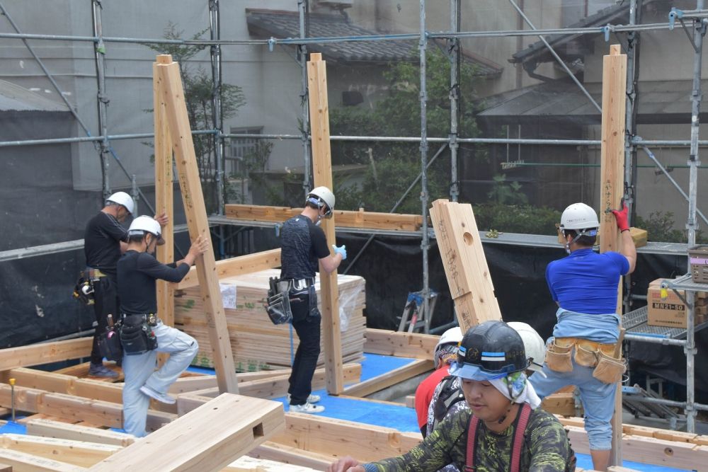 福岡県糸島市二丈深江01　注文住宅建築現場リポート④　～上棟式～