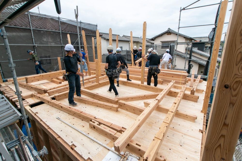 「糸島市二丈深江01」注文住宅現場リポート④【上棟式】