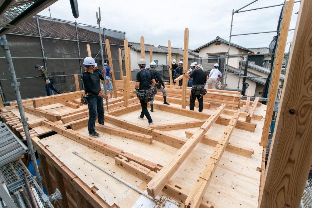 福岡県糸島市二丈深江01　注文住宅建築現場リポート④　～上棟式～