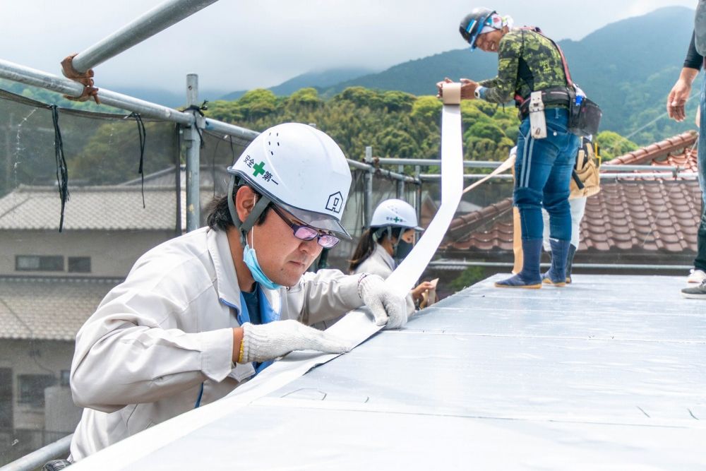 福岡県糸島市二丈深江01　注文住宅建築現場リポート④　～上棟式～