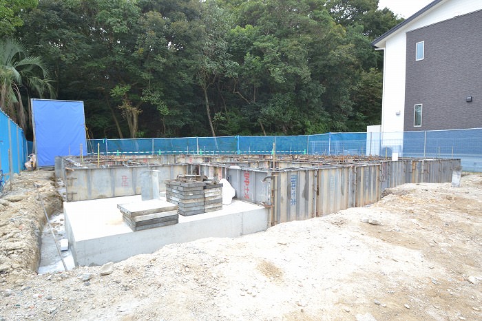 「福岡市城南区01」注文住宅現場リポート③【基礎工事】【立ち上がりコン】