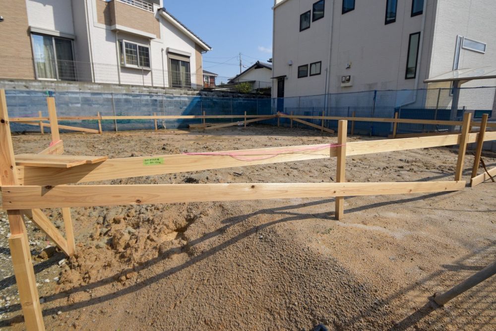 「春日市06」注文住宅現場リポート②【基礎工事】【遣り方】
