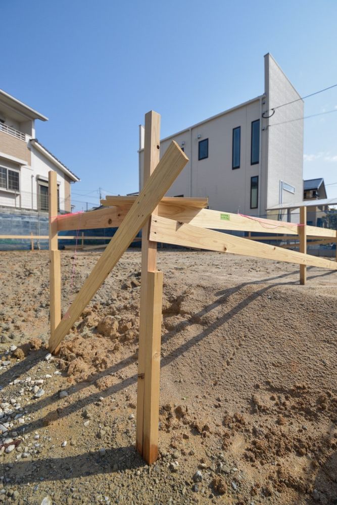 「春日市06」注文住宅現場リポート②【基礎工事】【遣り方】