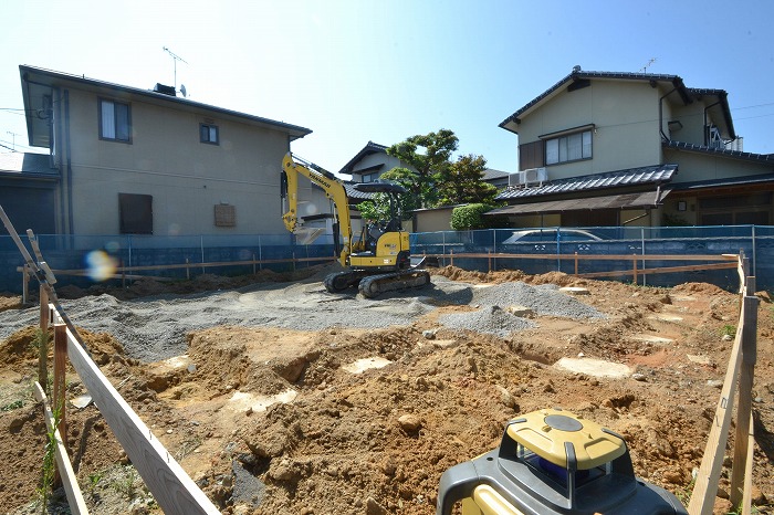 「那珂川市04」注文住宅現場リポート②【基礎工事】【砕石転圧】
