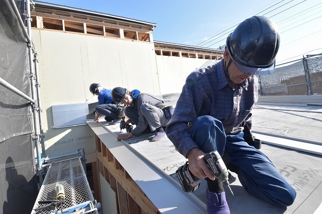 「三井郡大刀洗町02」注文住宅現場リポート⑥【木工事】【面材】