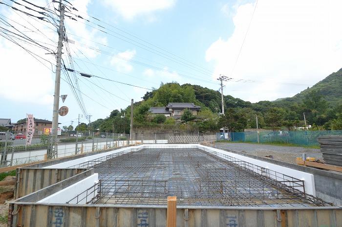 「福津市宮司元町01」注文住宅現場リポート②【基礎工事】【配筋】