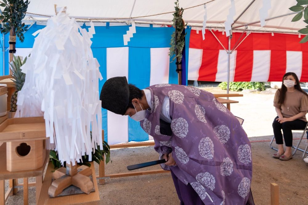 「福岡市早良区小田部02」注文住宅現場リポート①【地鎮祭】