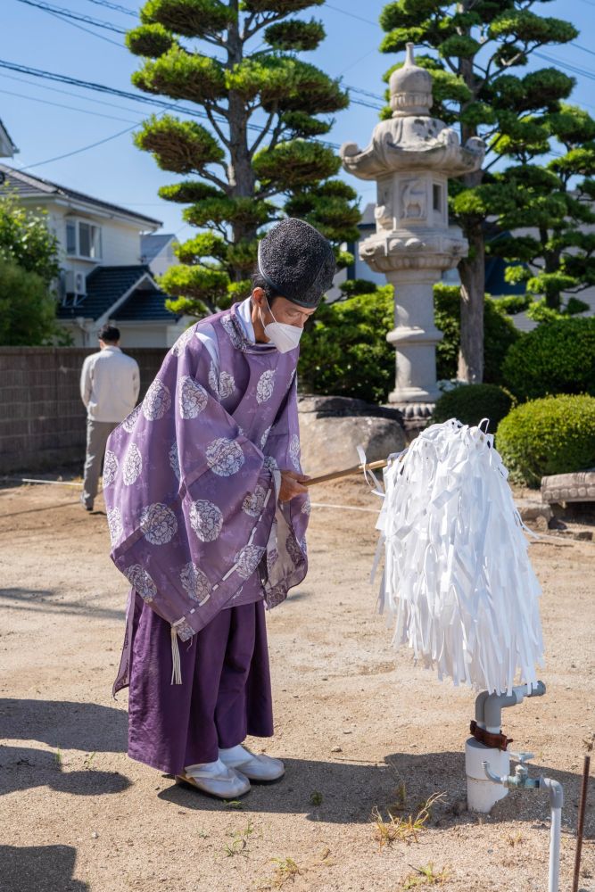 福岡市早良区小田部02　注文住宅建築現場リポート①　～地鎮祭～