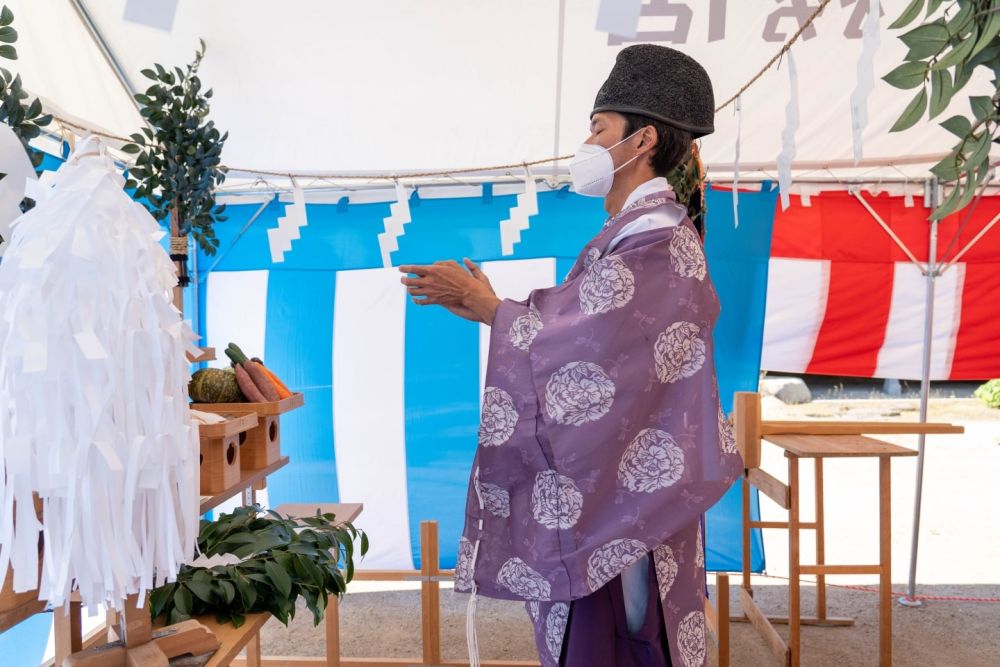 「福岡市早良区小田部02」注文住宅現場リポート①【地鎮祭】
