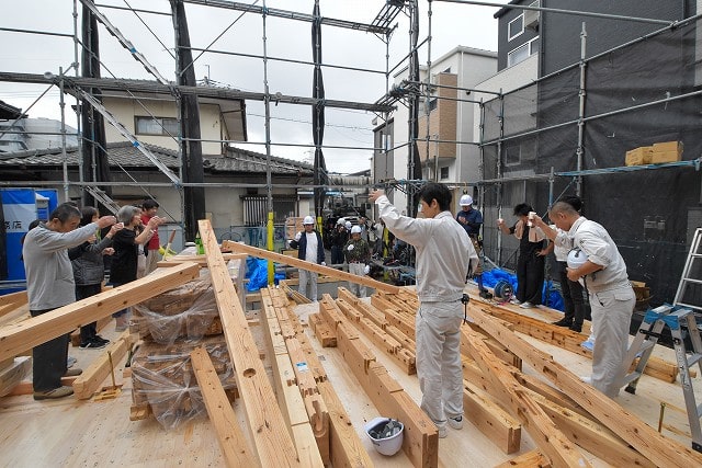 「福岡市博多区02」注文住宅現場リポート⑤【上棟式】