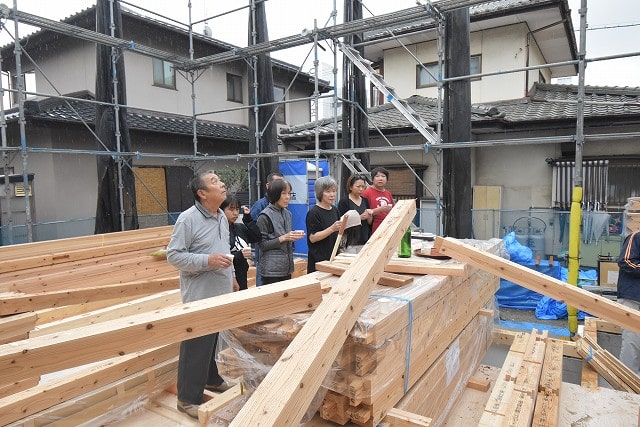 「福岡市博多区02」注文住宅現場リポート⑤【上棟式】