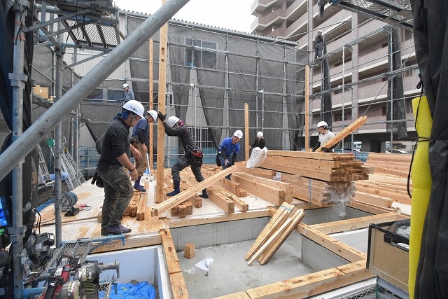 「福岡市博多区02」注文住宅現場リポート⑤【上棟式】