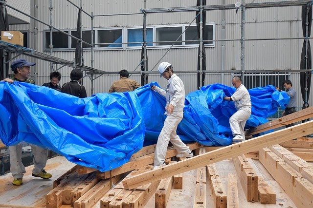 「福岡市博多区02」注文住宅現場リポート⑤【上棟式】