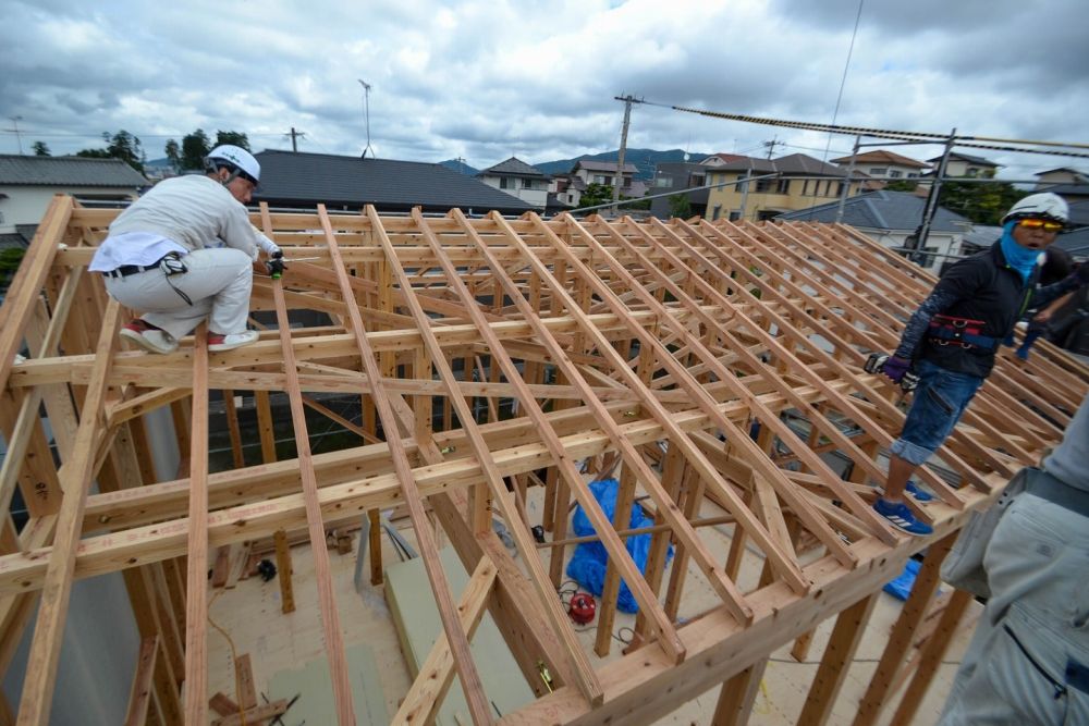 福岡県大野城市03　注文住宅建築現場リポート③　～上棟式～