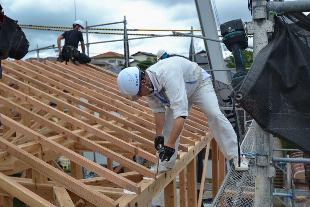 福岡県大野城市03　注文住宅建築現場リポート③　～上棟式～