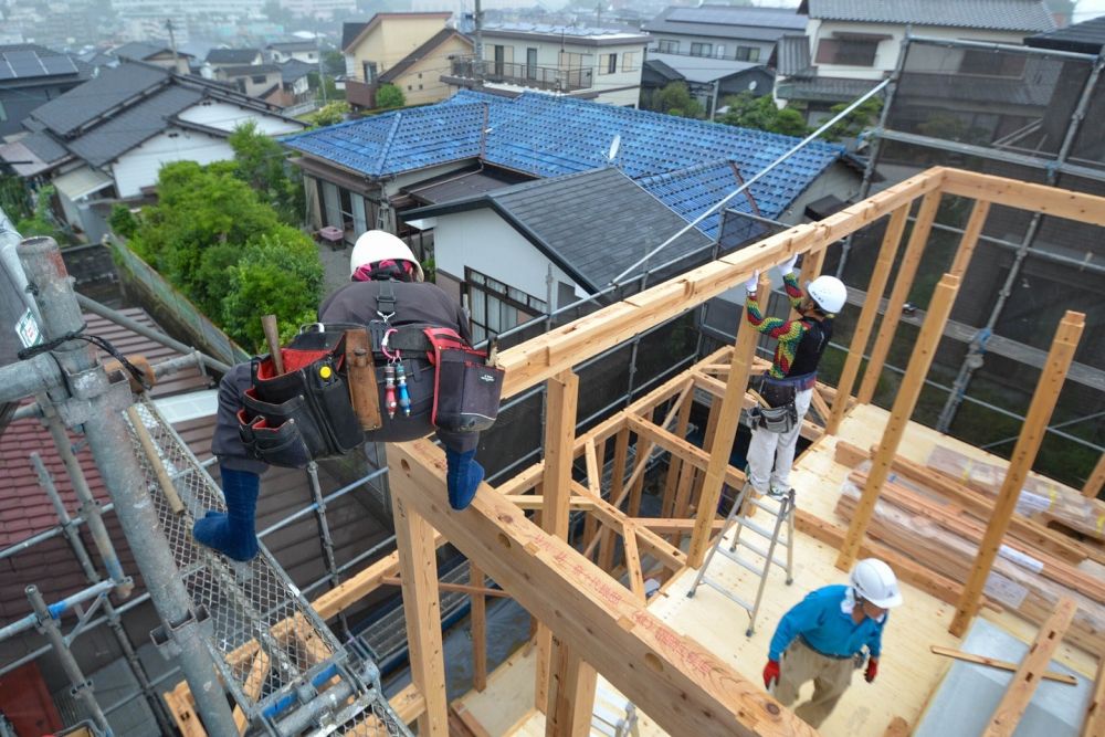 福岡県大野城市03　注文住宅建築現場リポート③　～上棟式～