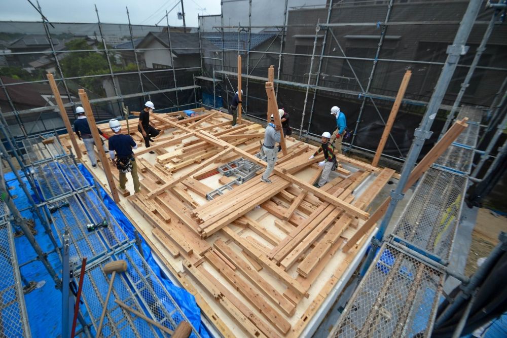 「大野城市03」注文住宅現場リポート③【上棟式】
