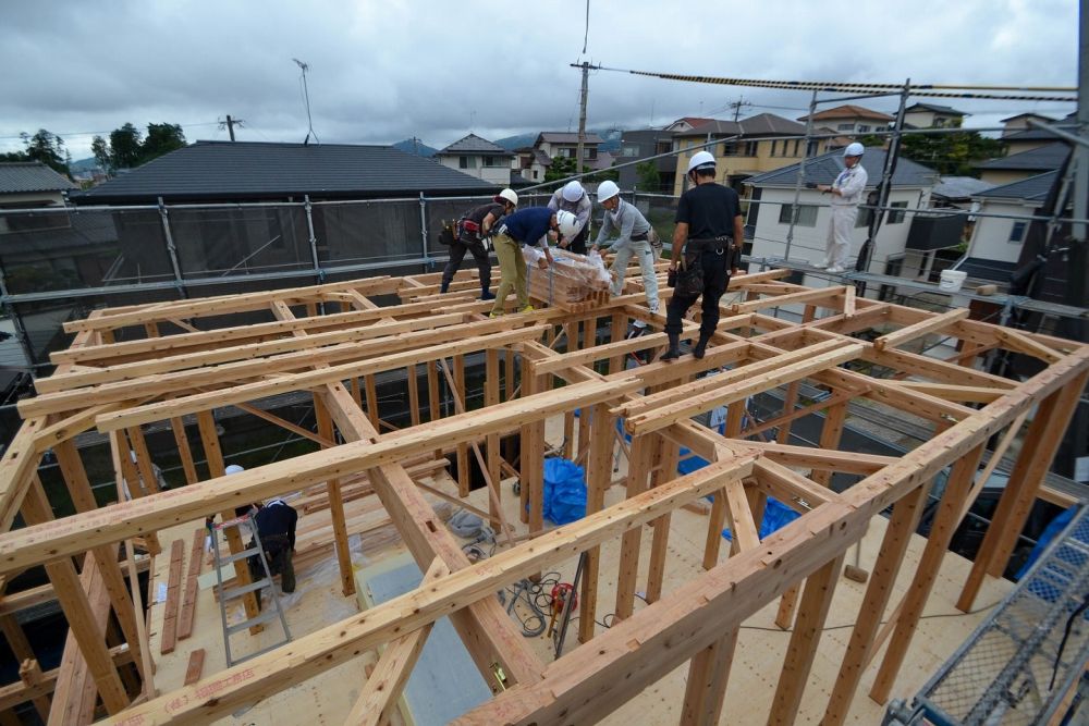 福岡県大野城市03　注文住宅建築現場リポート③　～上棟式～