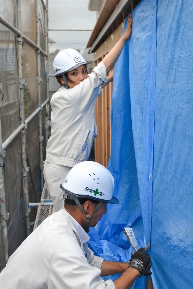 福岡県大野城市03　注文住宅建築現場リポート③　～上棟式～