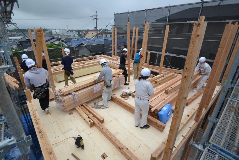 福岡県大野城市03　注文住宅建築現場リポート③　～上棟式～