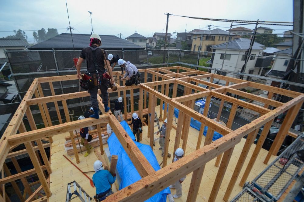 福岡県大野城市03　注文住宅建築現場リポート③　～上棟式～