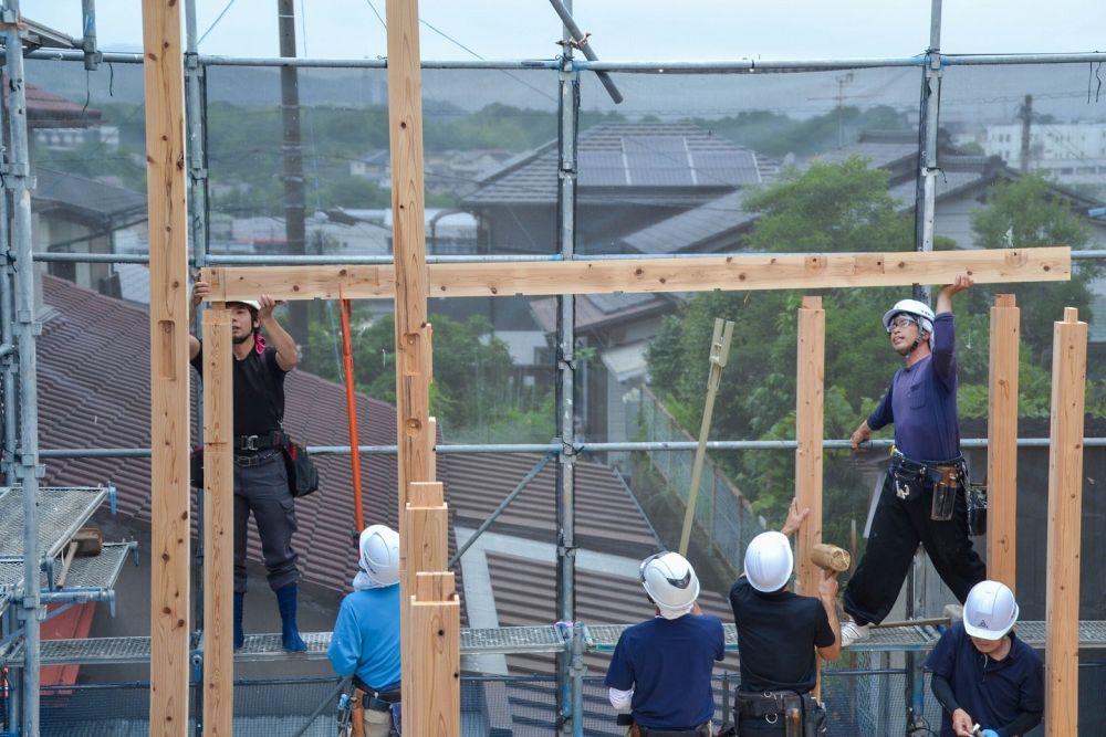 福岡県大野城市03　注文住宅建築現場リポート③　～上棟式～