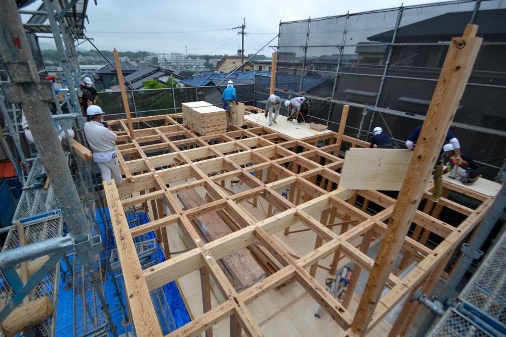 福岡県大野城市03　注文住宅建築現場リポート③　～上棟式～