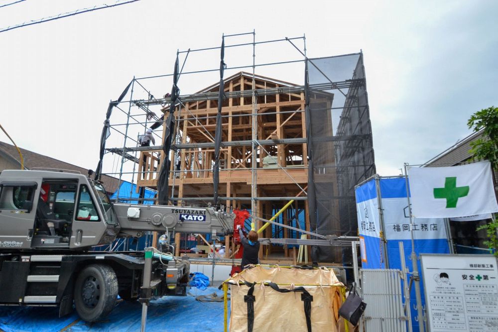 「大野城市03」注文住宅現場リポート③【上棟式】