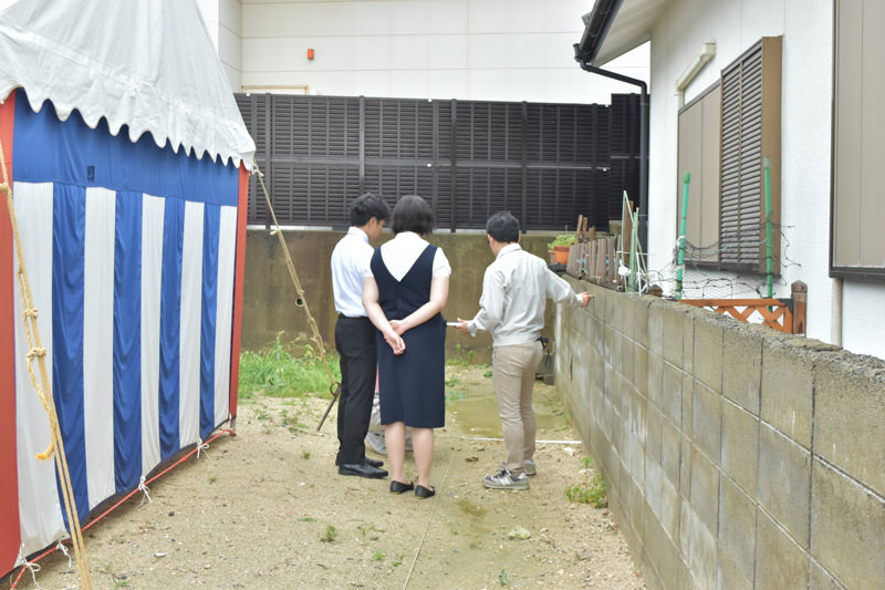 福岡市早良区02　注文住宅建築現場リポート①　～地鎮祭～