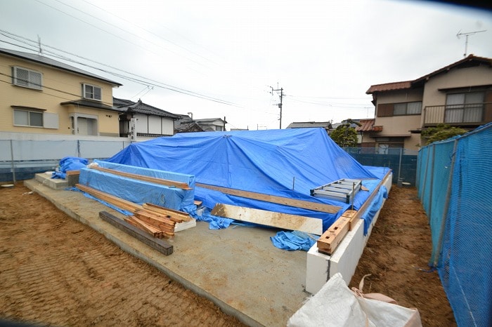 福岡県福津市花見が丘01　注文住宅建築現場リポート④