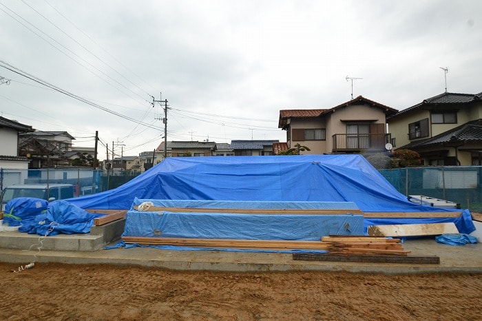 福岡県福津市花見が丘01　注文住宅建築現場リポート④