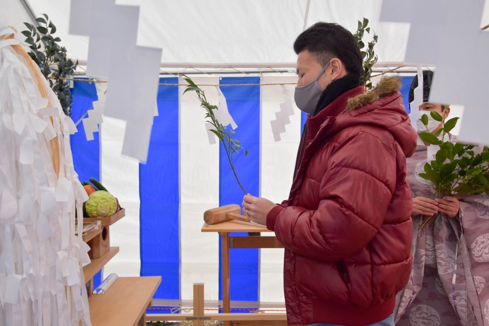 「福津市06」注文住宅現場リポート①【地鎮祭】