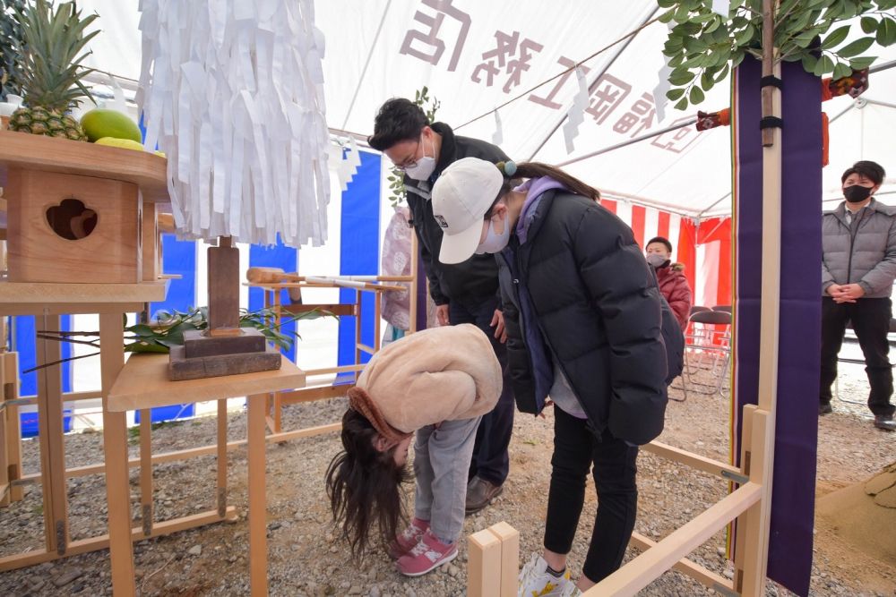 福岡県福津市06　注文住宅建築現場リポート①　～地鎮祭～