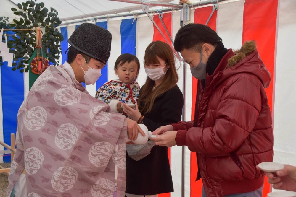 福岡県福津市06　注文住宅建築現場リポート①　～地鎮祭～