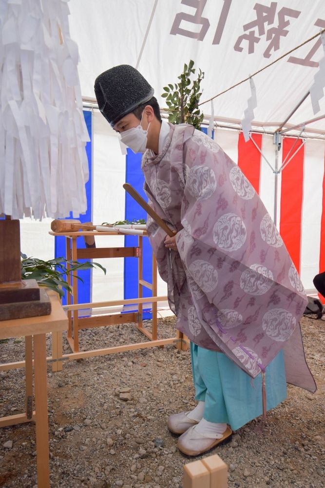 「福津市06」注文住宅現場リポート①【地鎮祭】