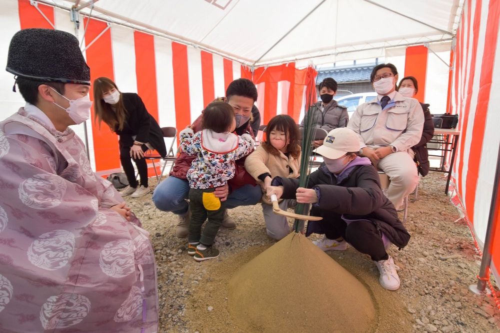 「福津市06」注文住宅現場リポート①【地鎮祭】