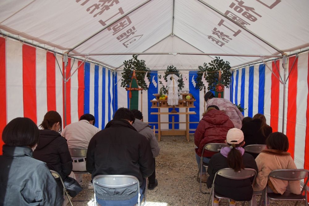 福岡県福津市06　注文住宅建築現場リポート①　～地鎮祭～