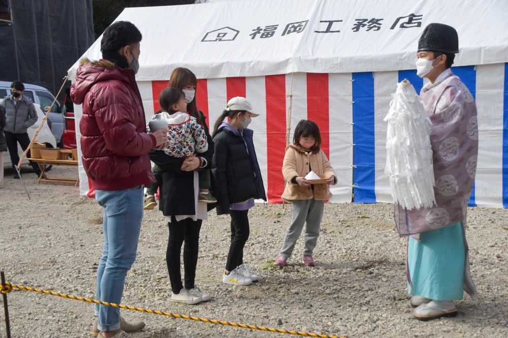 福岡県福津市06　注文住宅建築現場リポート①　～地鎮祭～