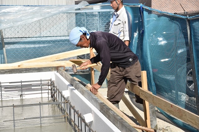「福岡市博多区02」注文住宅現場リポート④【基礎工事】【土間コン】
