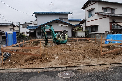 福岡市城南区七隈01　注文住宅建築現場リポート②