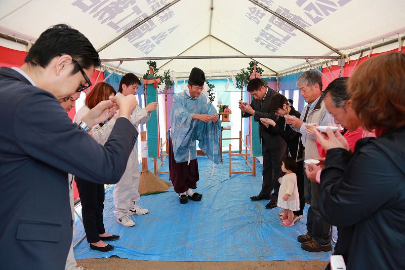 「福岡市城南区南片江03」注文住宅現場リポート①【地鎮祭】