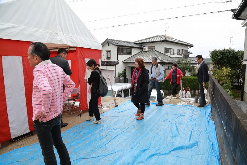 福岡市城南区南片江03　注文住宅建築現場リポート①　～地鎮祭～