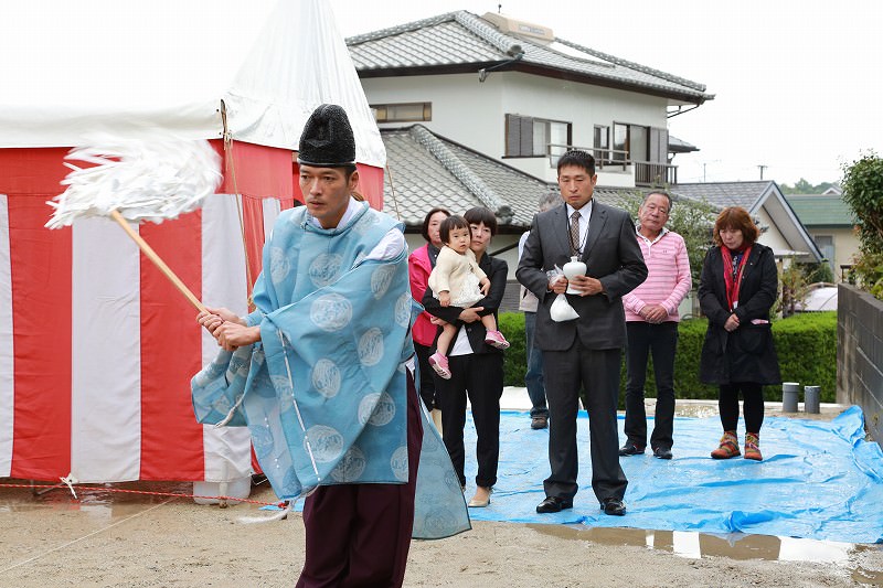 「福岡市城南区南片江03」注文住宅現場リポート①【地鎮祭】