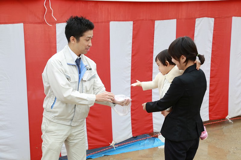 「福岡市城南区南片江03」注文住宅現場リポート①【地鎮祭】