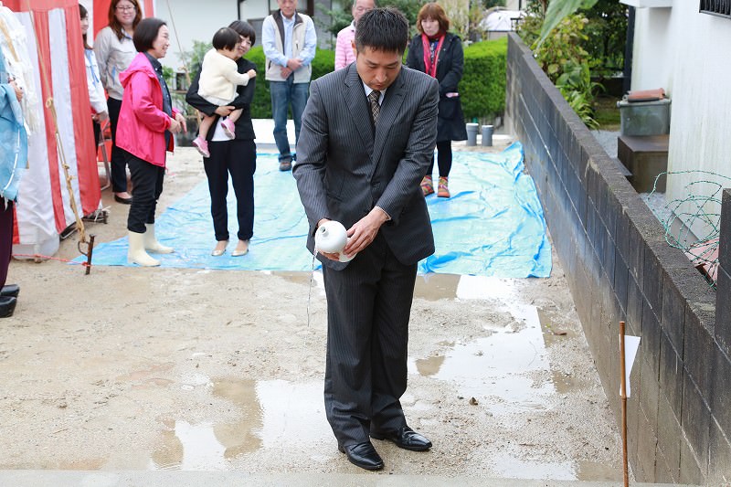 「福岡市城南区南片江03」注文住宅現場リポート①【地鎮祭】