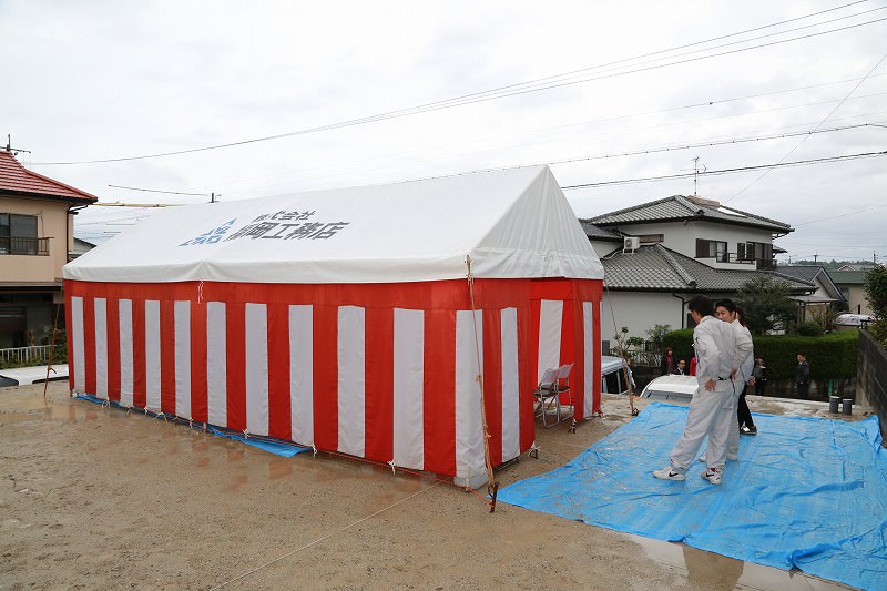 「福岡市城南区南片江03」注文住宅現場リポート①【地鎮祭】