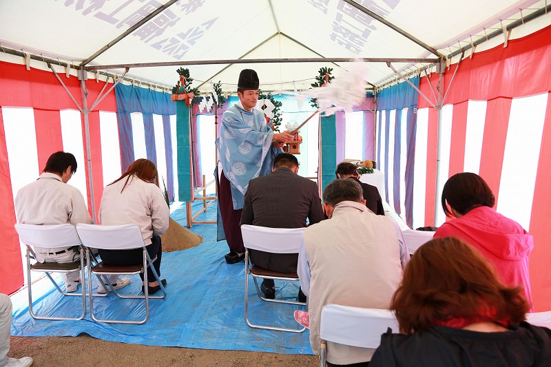 「福岡市城南区南片江03」注文住宅現場リポート①【地鎮祭】