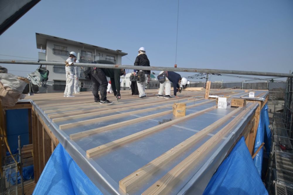 「福岡市南区市崎01」注文住宅現場リポート③【上棟式】